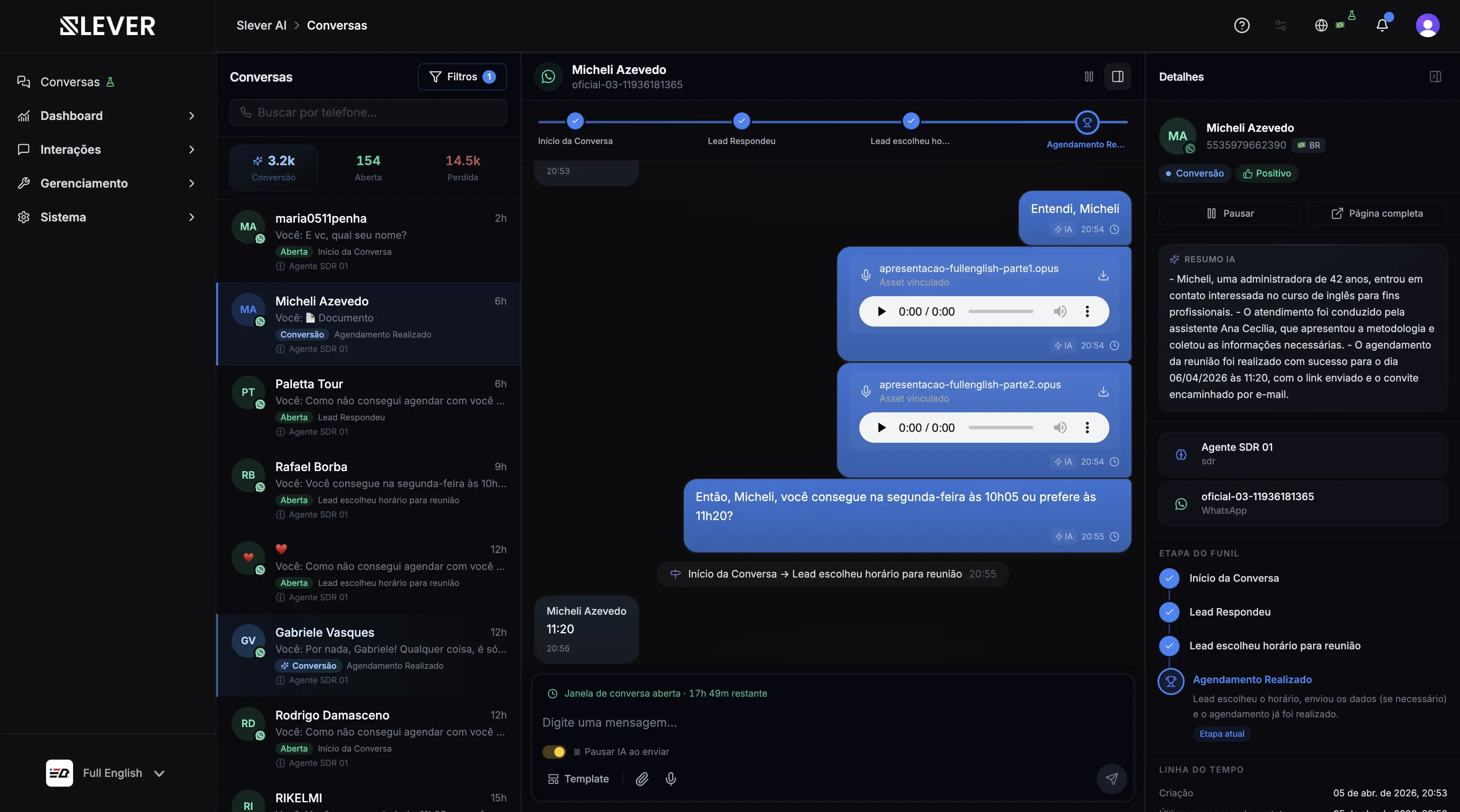 Plataforma de conversas